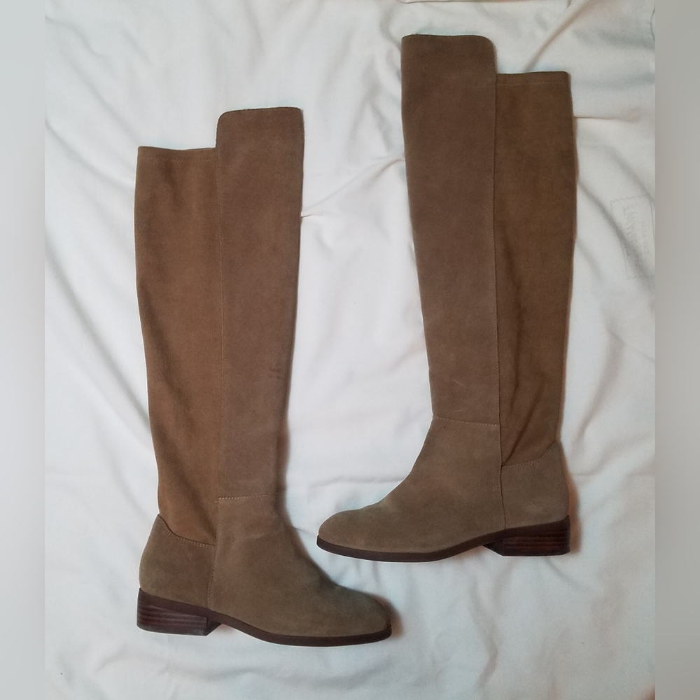 Tall Tan Riding Boots